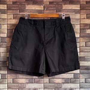 Vintage Classic Black Women’s Size 10 Flat Front Shorts Lauren Ralph Lauren